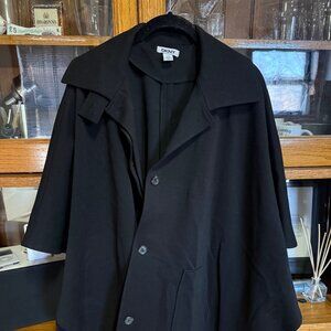 DKNY formal sleeveless shaw coat